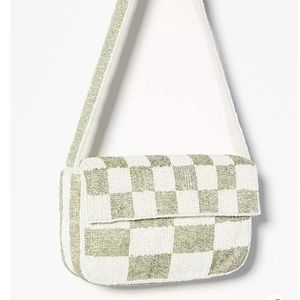 NWT Fiona beaded mint shoulder bag